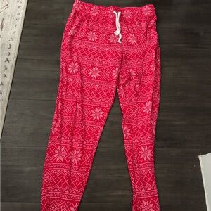 Red Christmas Patterned Leggings